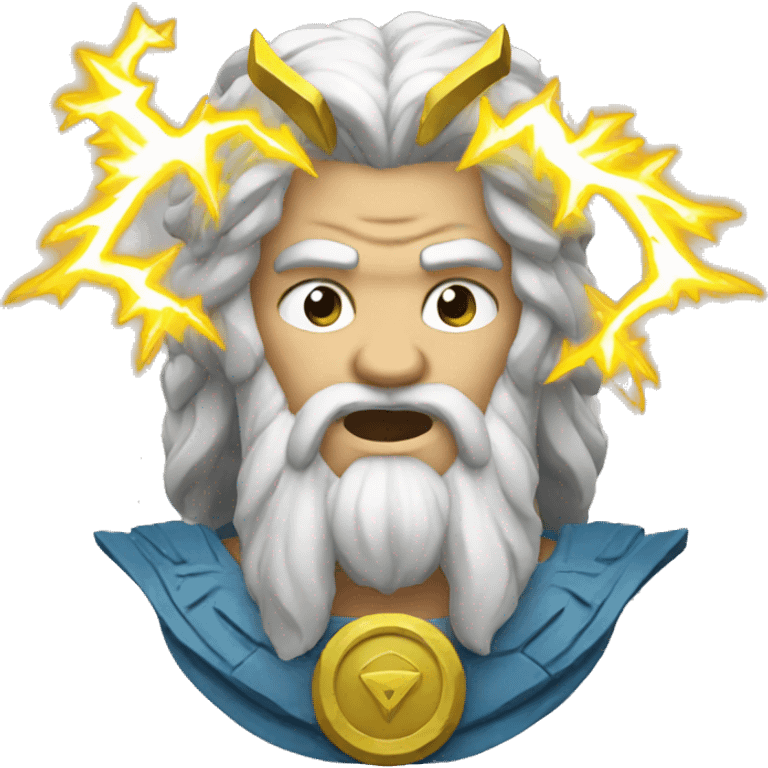 zeus lightning emoji