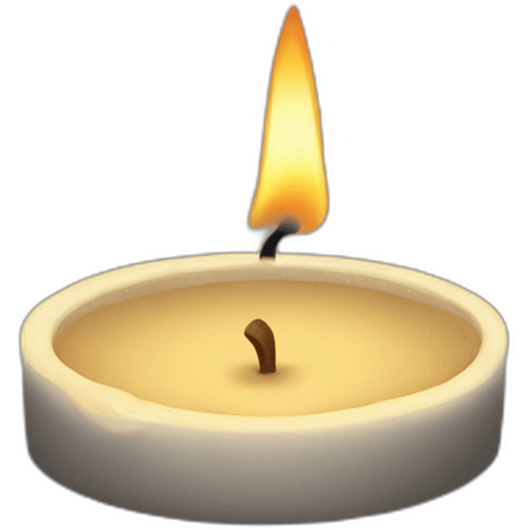 New Year's candle emoji