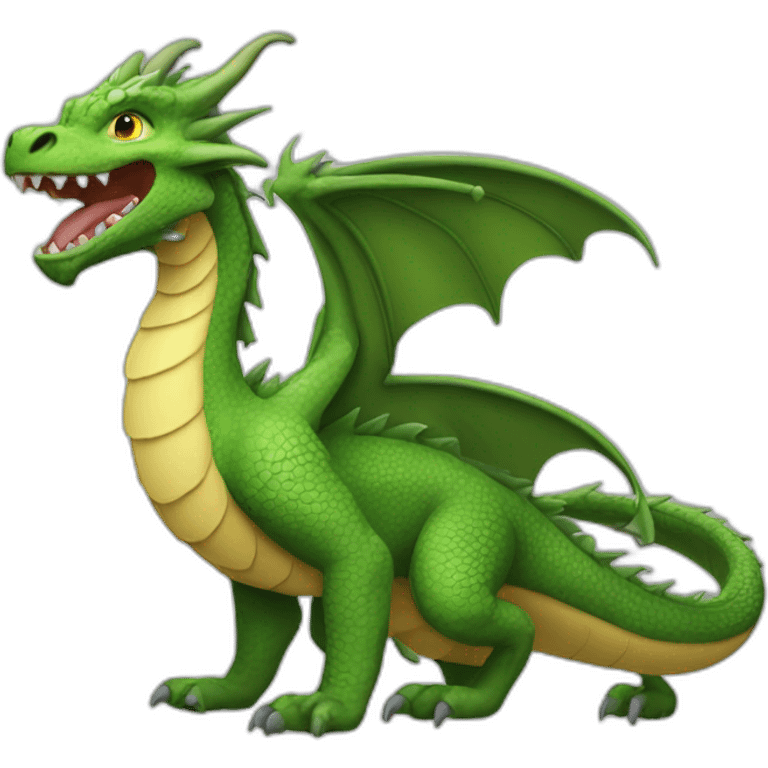 Dragon qui vole emoji