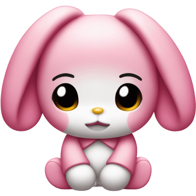 my melody sulking emoji