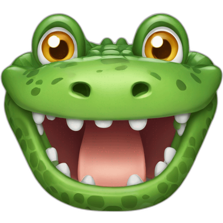 Goofy Crocodile emoji