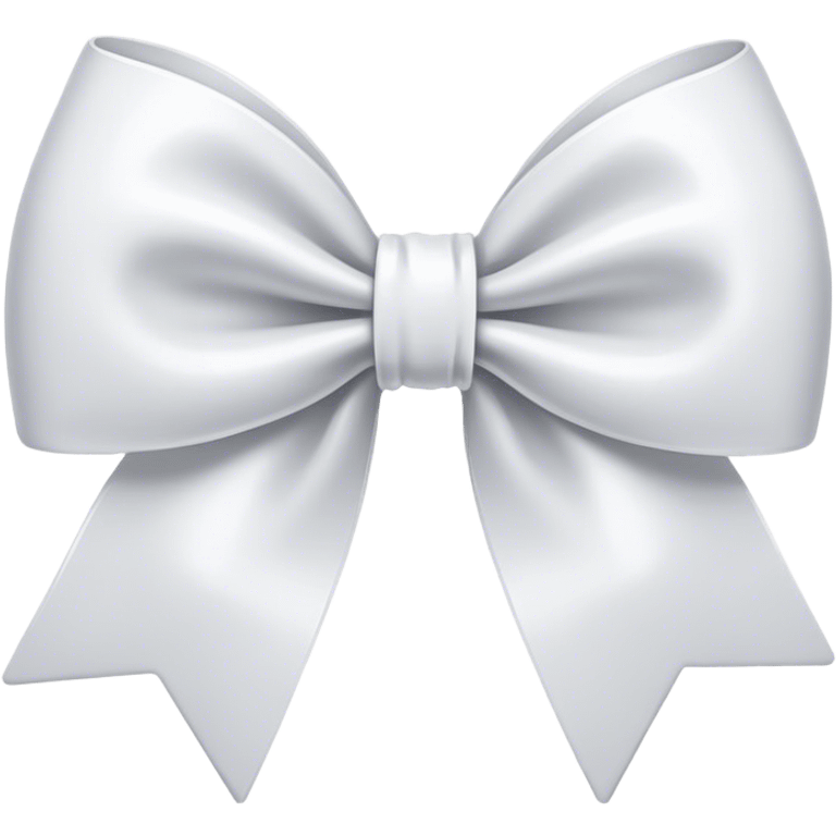 White bow emoji