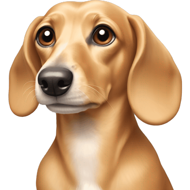 english cream dachshund emoji