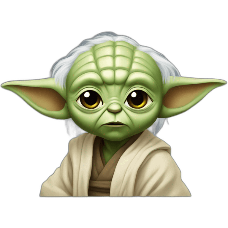 Bebe yoda mort emoji