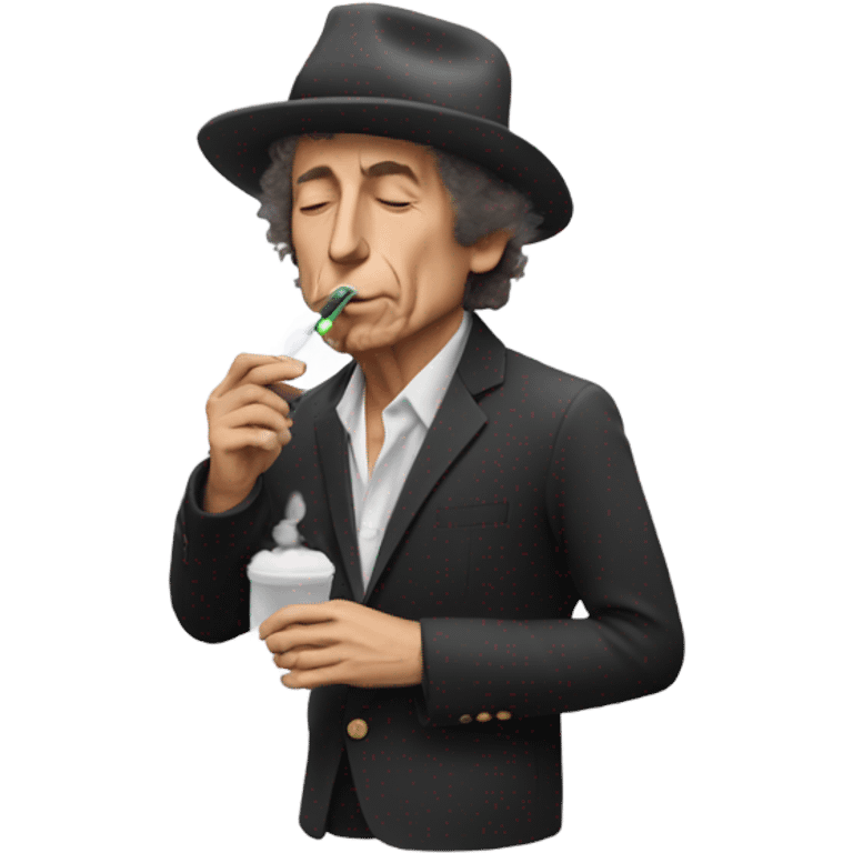 Bob Dylan vaping  emoji