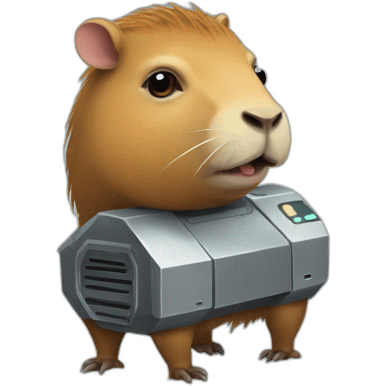 robot capybara emoji