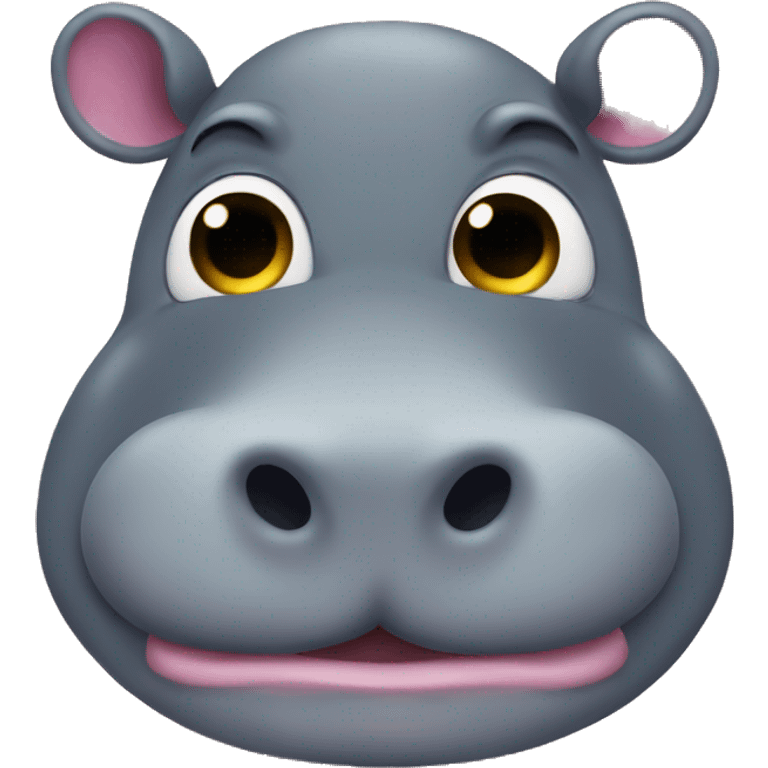 moodeng the hippo emoji