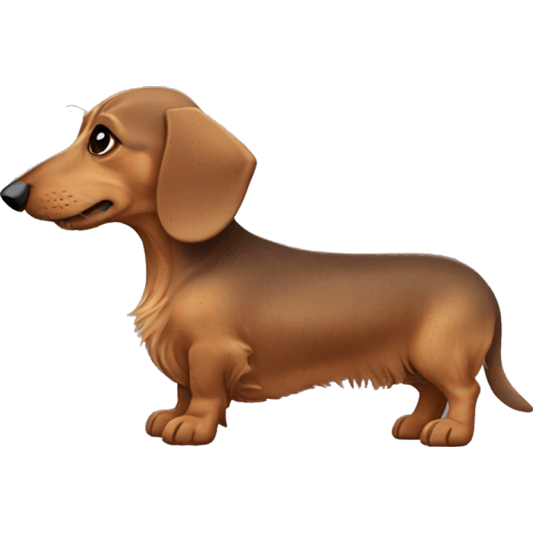 Wire-haired dachshund  emoji