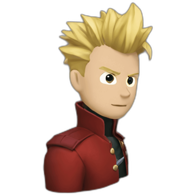 Vash the Stampede (Apple, iOS 17 style) emoji