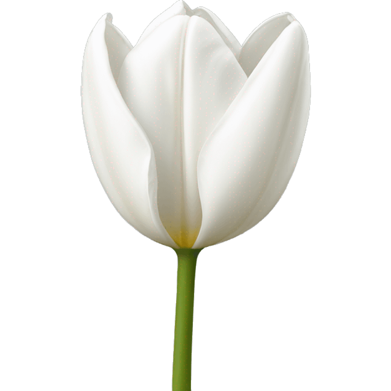 White tulipe emoji