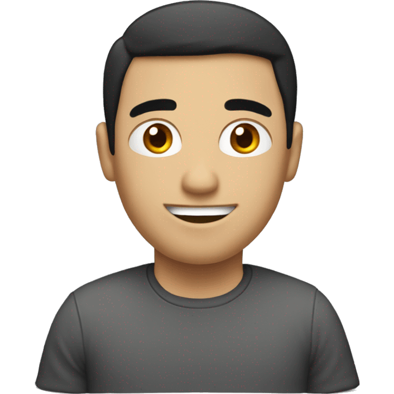 guy with short black haird, programer emoji