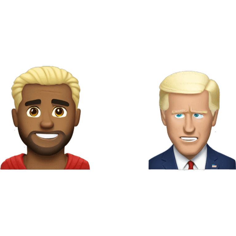 Jake Paul vs Joe Biden emoji