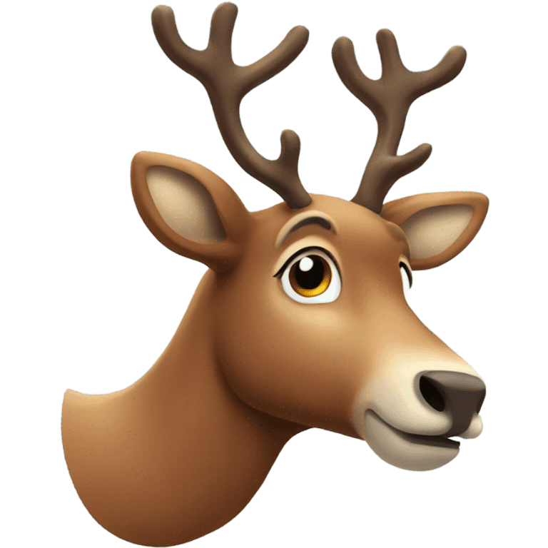 reindeer emoji