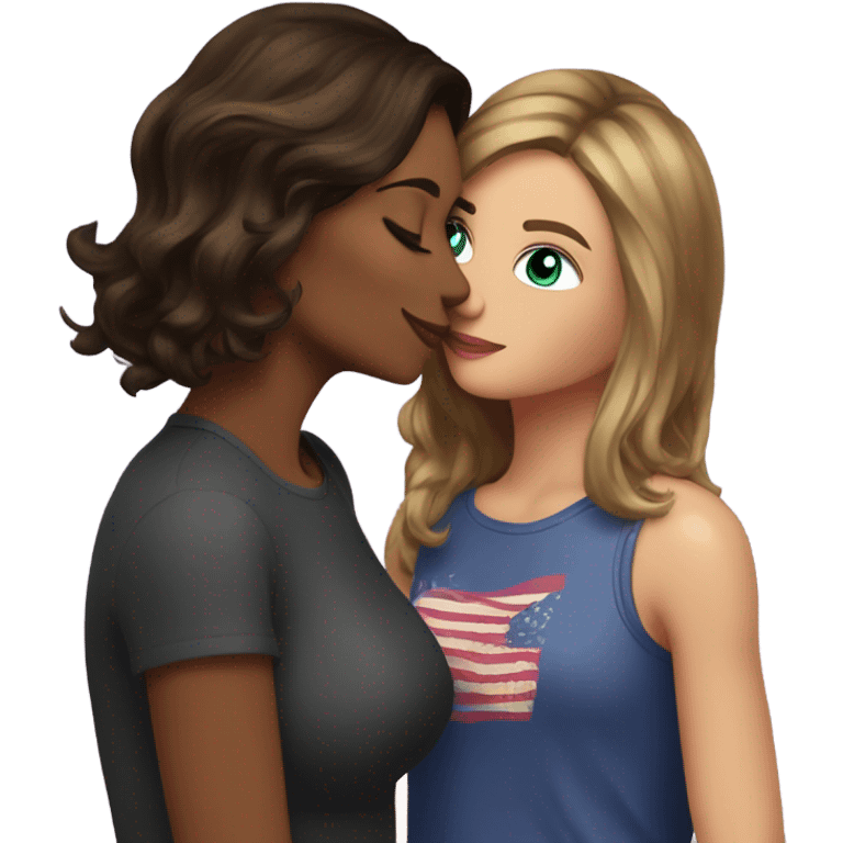 caitlyn kissing taylor emoji