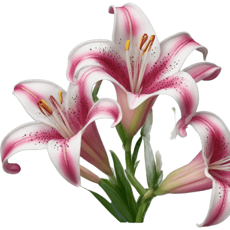 Stargazer lily emoji