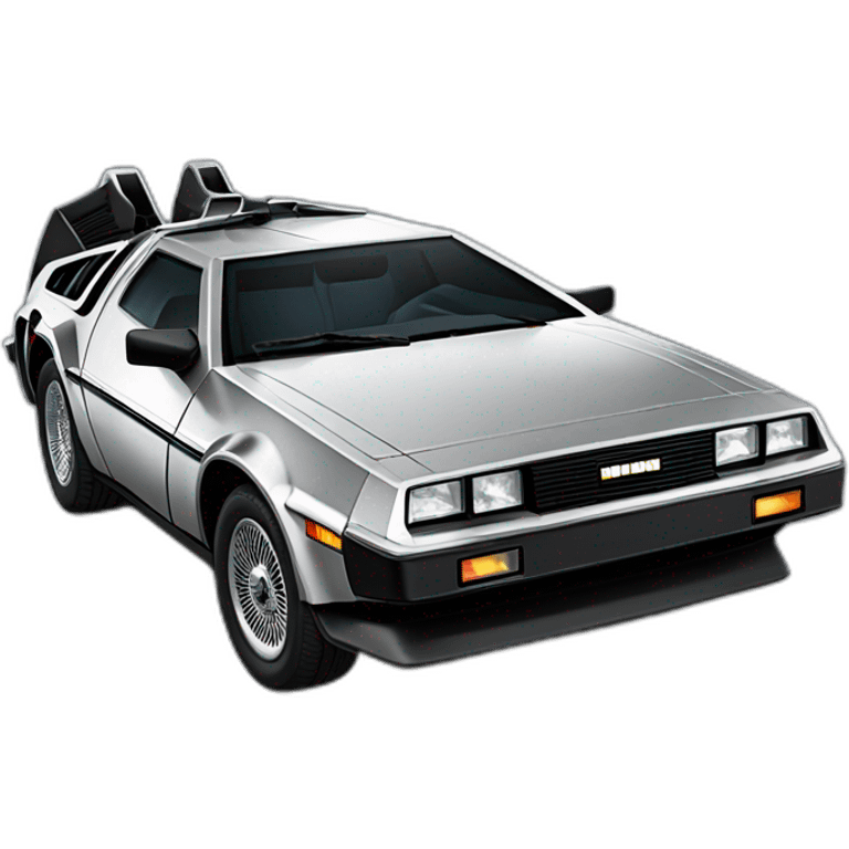 DeLorean DMC-12 baby emoji