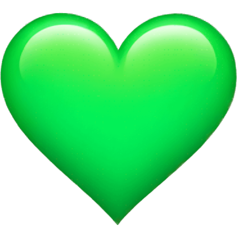 green heart emoji