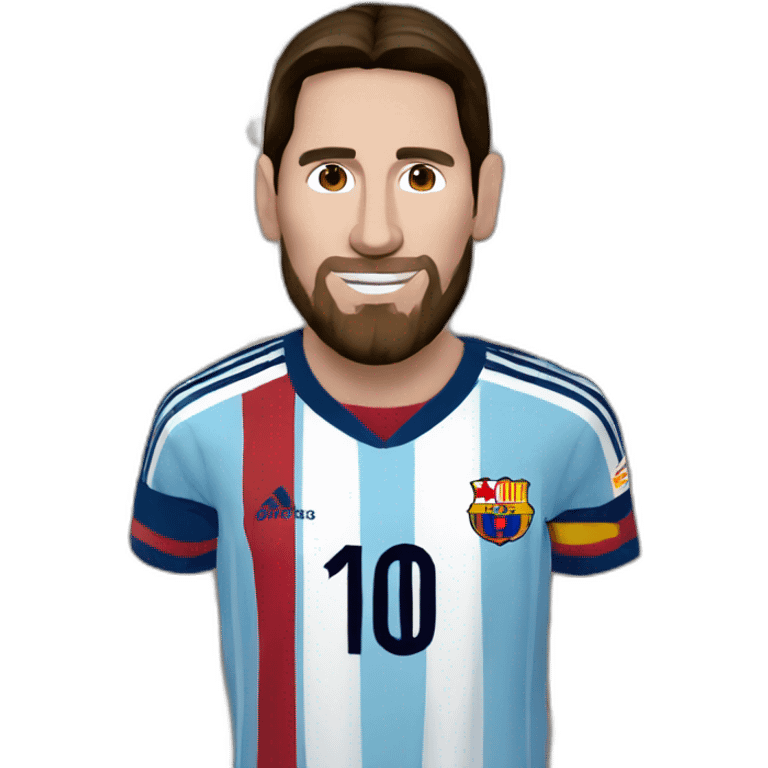 Messi has Jesús emoji