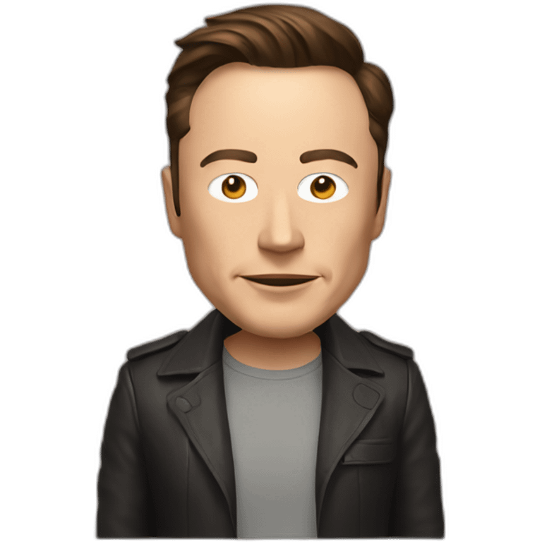 mask of elon musk emoji