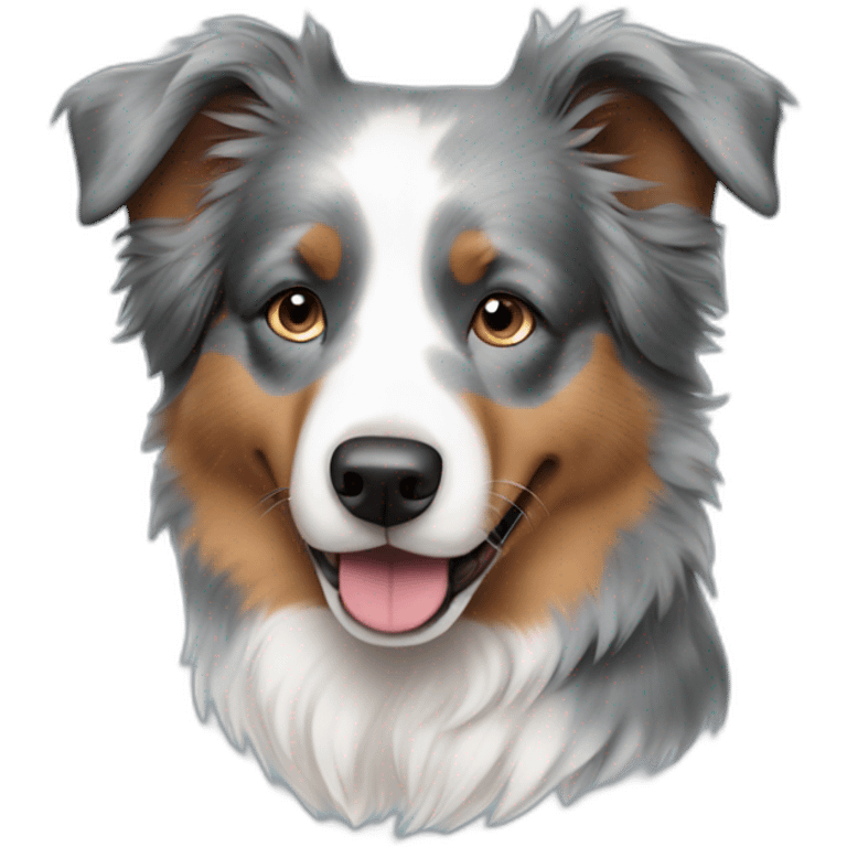 australian shepherd blue marle emoji