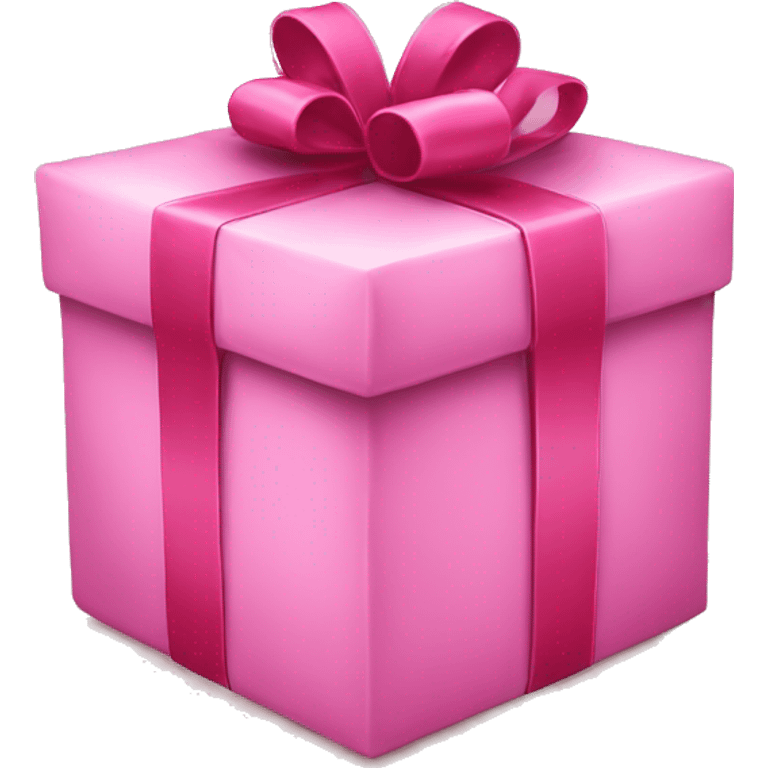 pink christmas present emoji