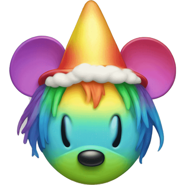 rainbow Mickey Mouse emoji