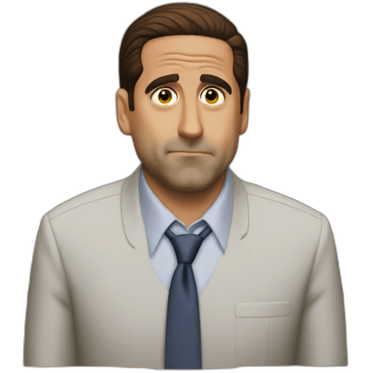 Michael scott season 6 famous face impression emoji