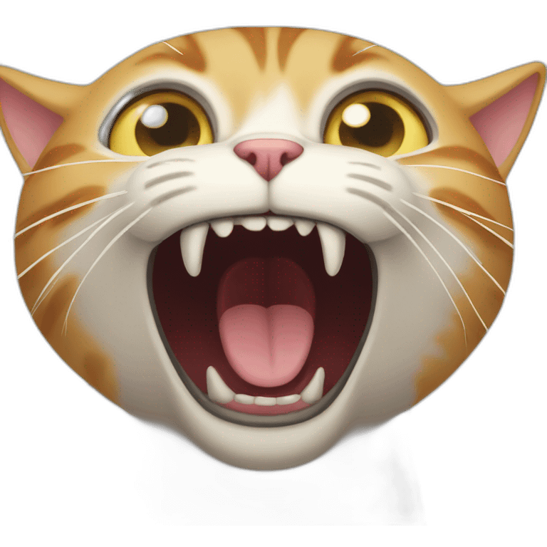 screaming cat emoji