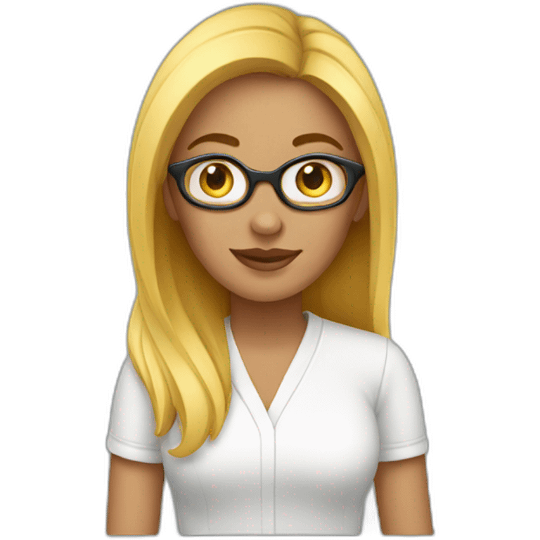 woman blogger emoji