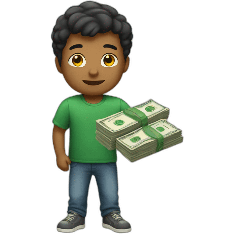 boy with money emoji