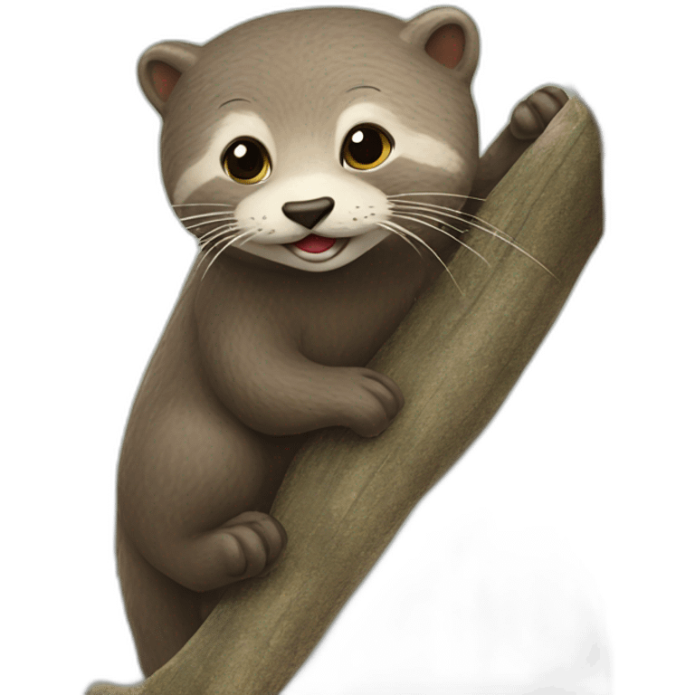 Chat sur loutre emoji