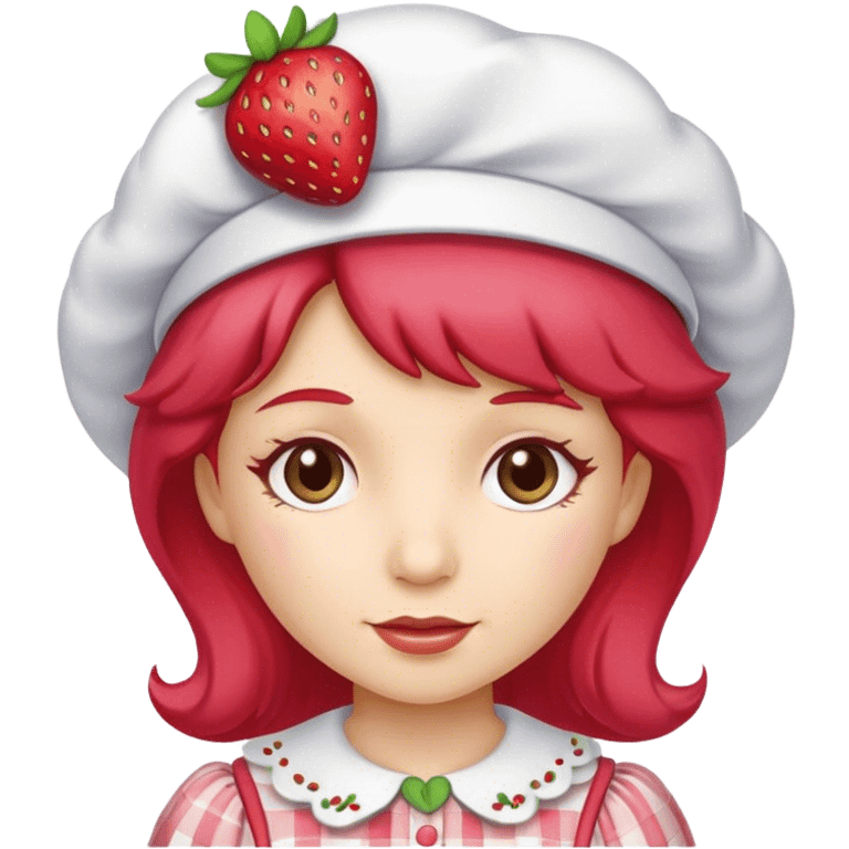 Strawberry shortcake girl emoji