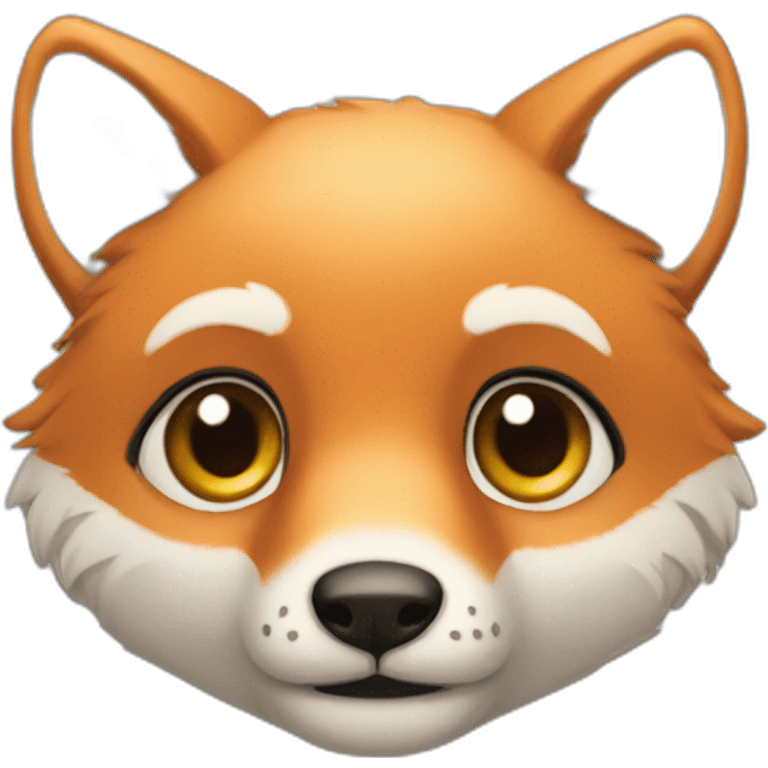 Renard polaire emoji