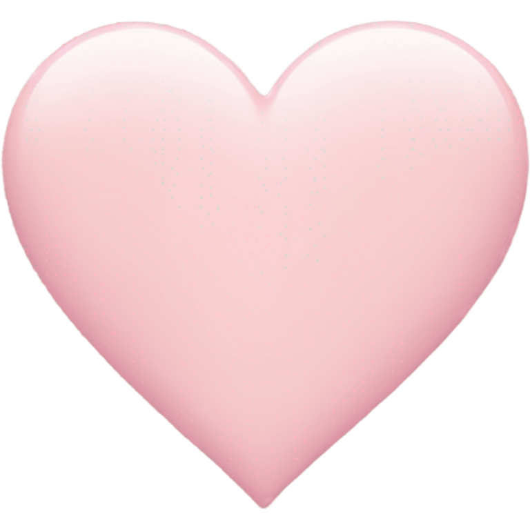 Light pink heart emoji