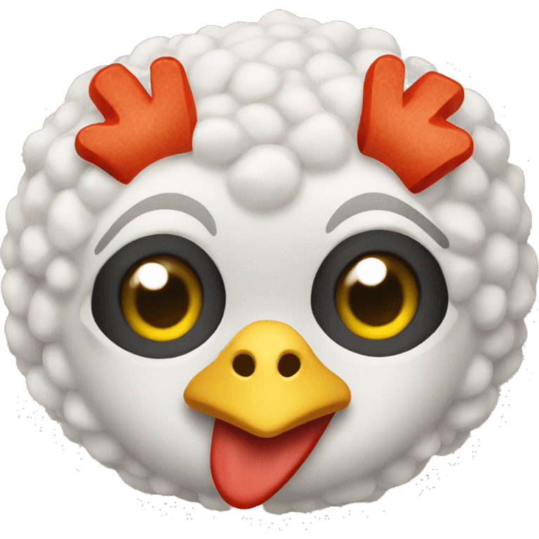 Salt and pepper chicken emoji