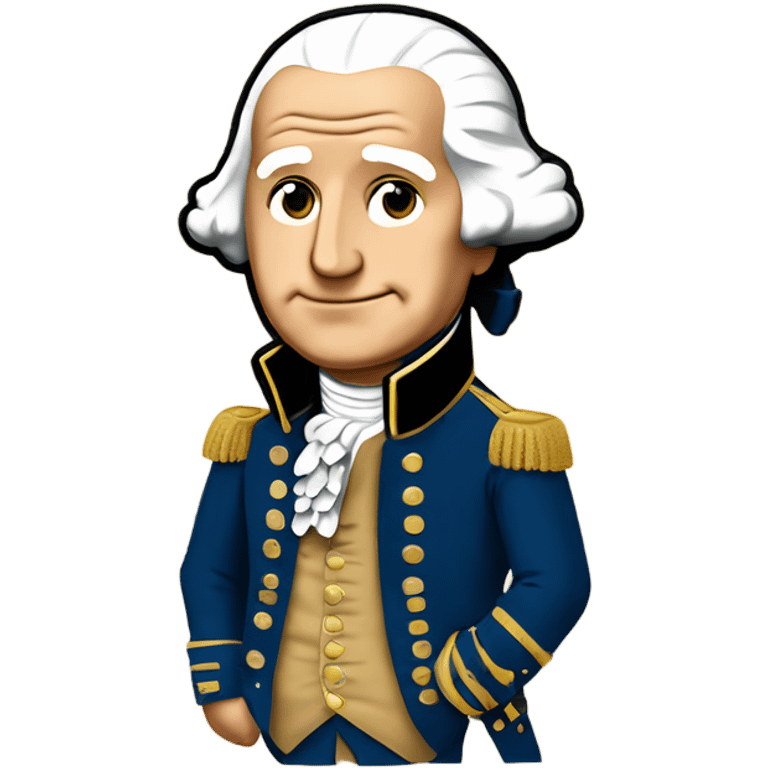 George Washington wears a bape jacket emoji