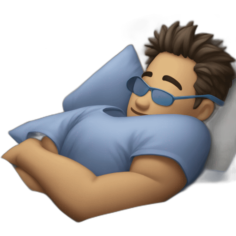 Chat en train de dormir emoji