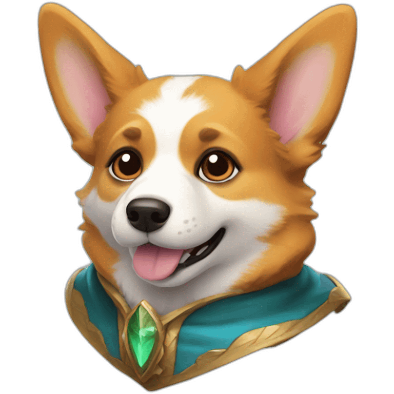 Corgi mage emoji