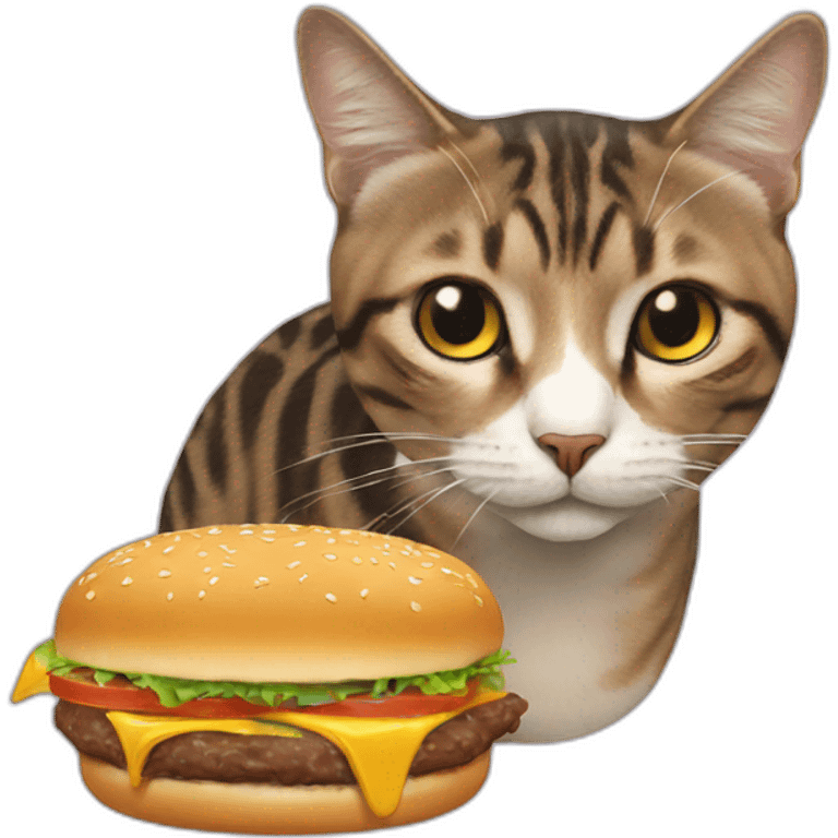 cat-with-cheeseburger emoji