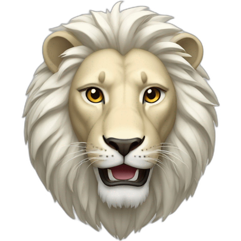 Lion blanc emoji