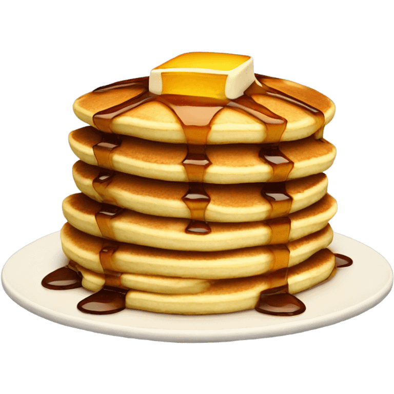 pancakes with syrup emoji