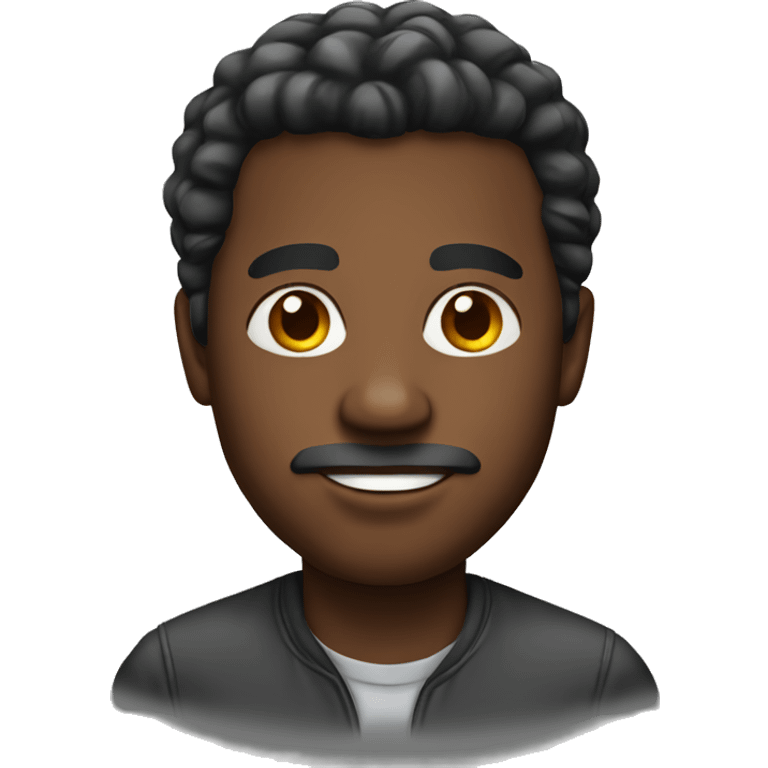 African American man emoji