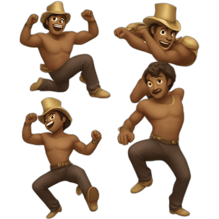 Castor qui danse emoji