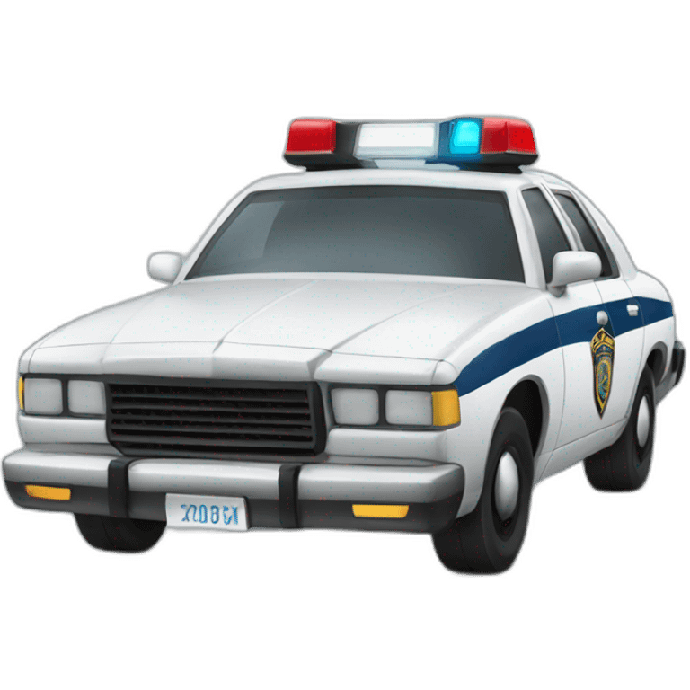 police driving car emoji