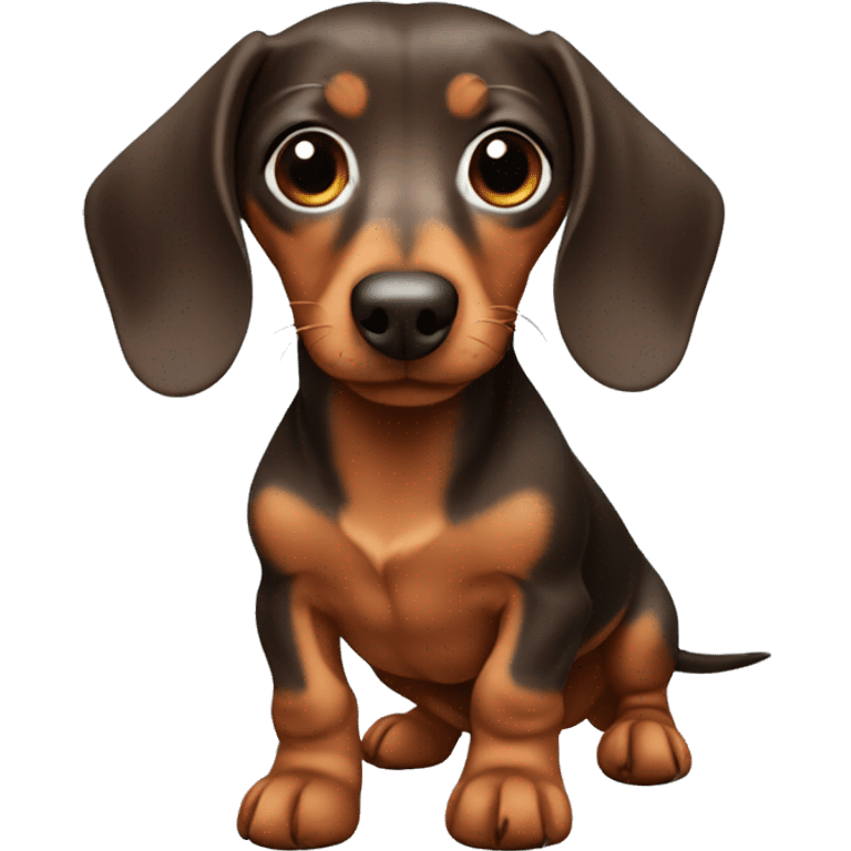 Mini dachshund emoji