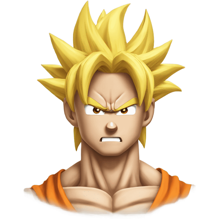 Goku Super Sayan power emoji