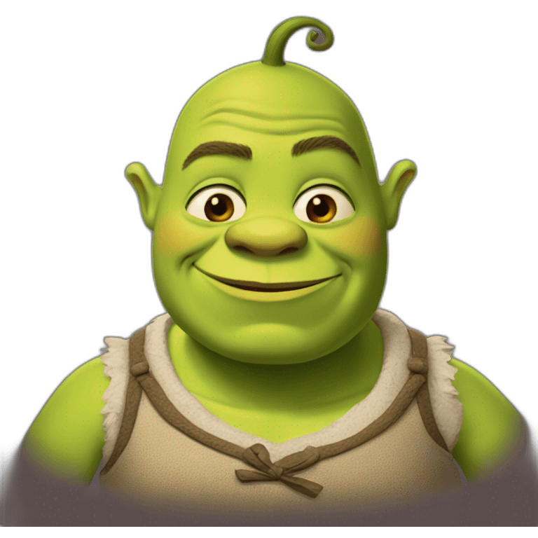 Pregnant Shrek emoji