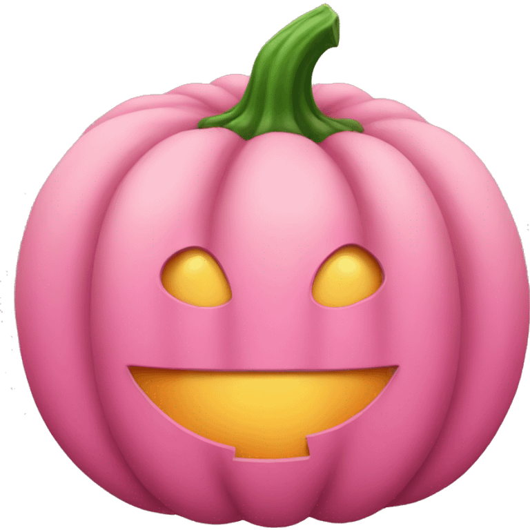 Pink pumpkin  emoji