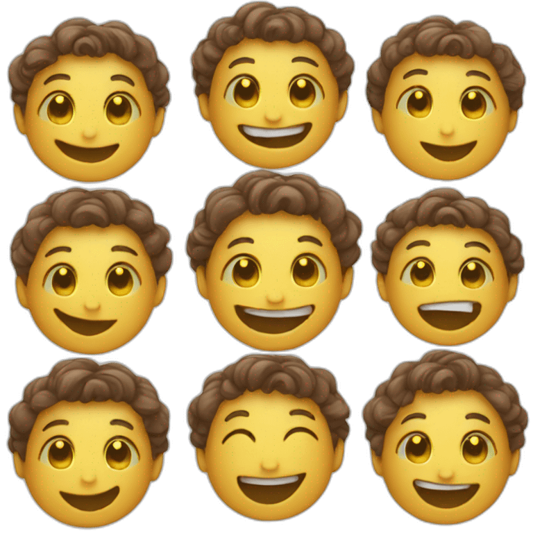 happy and love emoji