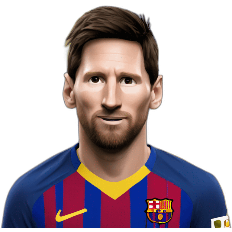 Messi chauve emoji